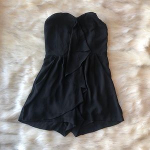 Little Black Romper with Pockets